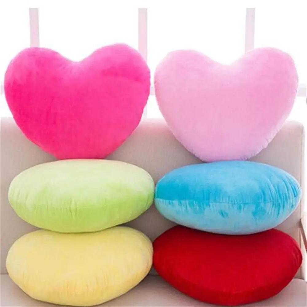 Red Heart Shape Soft Pillow