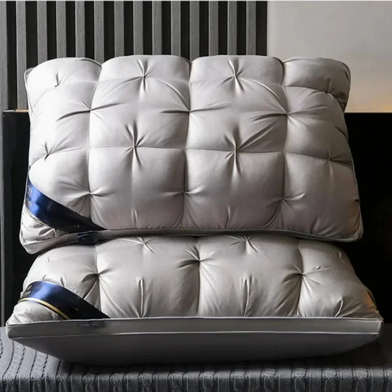 Luxury 3D Bread White Down Feather Pillows