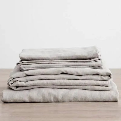 Washed Linen Bed Sheets