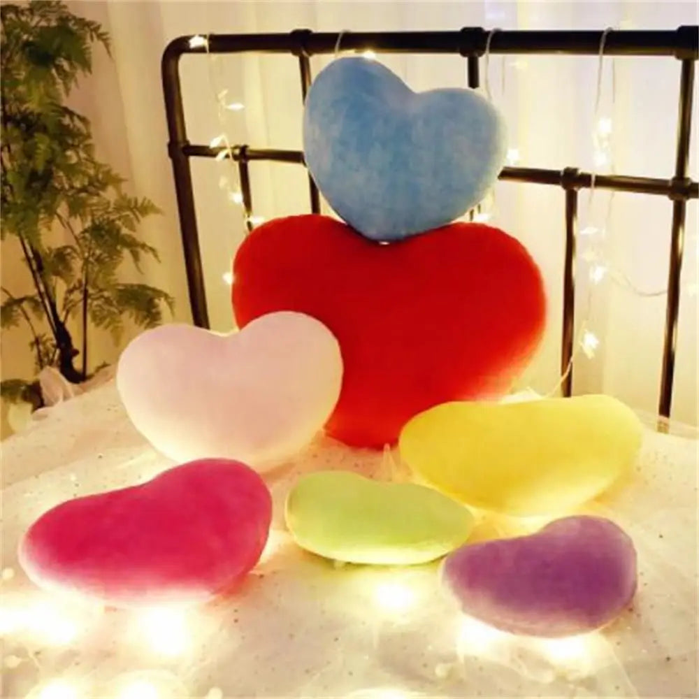 Red Heart Shape Soft Pillow