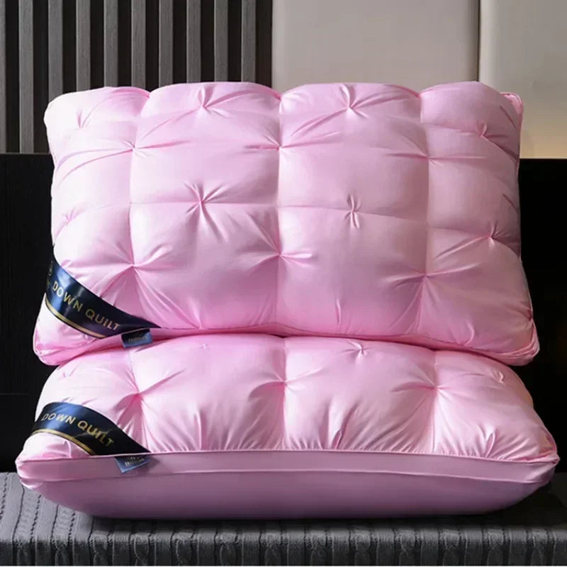 Luxury 3D Bread White Down Feather Pillows