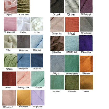 Washed Linen Bed Sheets